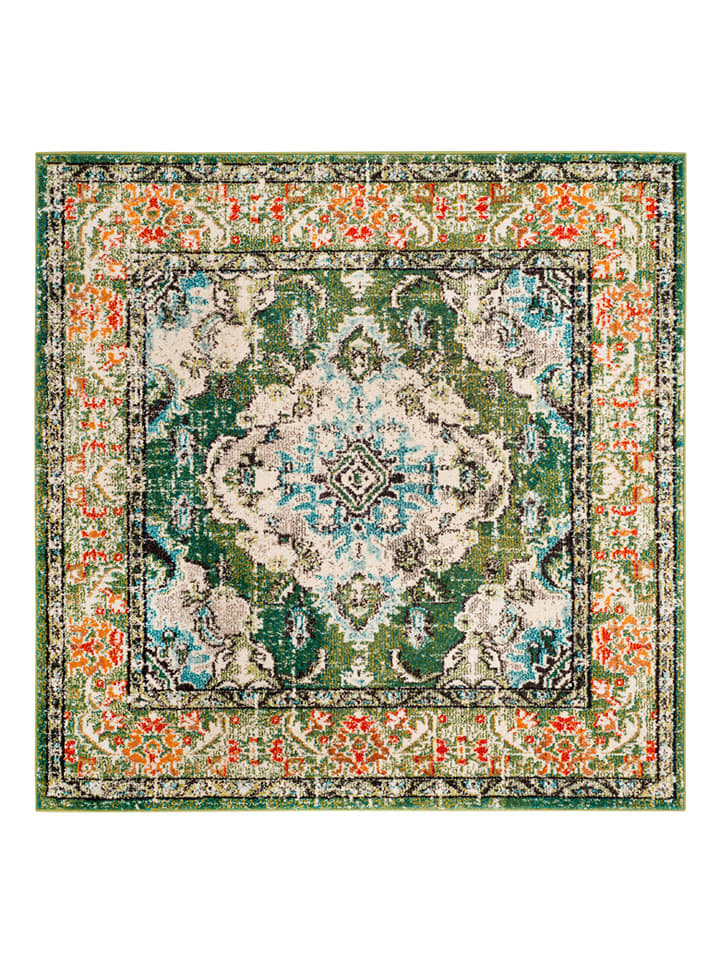 Safavieh Dywan "Monaco" w kolorze zielonym rozmiar: 152x152 cm