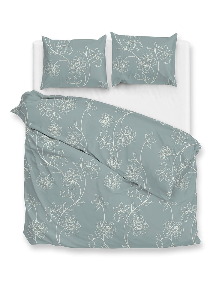 Zo!Home Komplet pościeli flanelowej "Alva" w kolorze błękitnym rozmiar: 240x220 cm