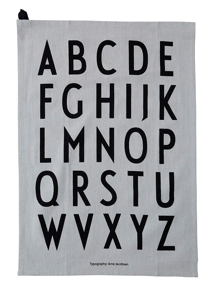 Design Letters Ściereczka w kolorze jasnoszarym - 60 x 40 cm rozmiar: onesize