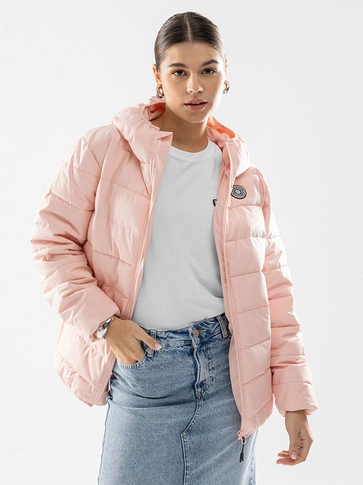 Siroko Kurtka funkcyjna "Hokkai-W" w kolorze jasnoróżowym rozmiar: S