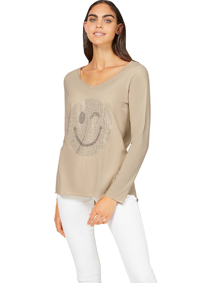 Heine Koszulka w kolorze beżowym rozmiar: 46