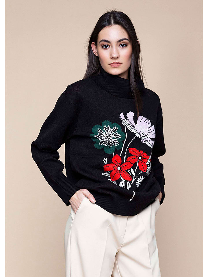 4funkyflavours Sweter "Stimulation" w kolorze czarnym rozmiar: M