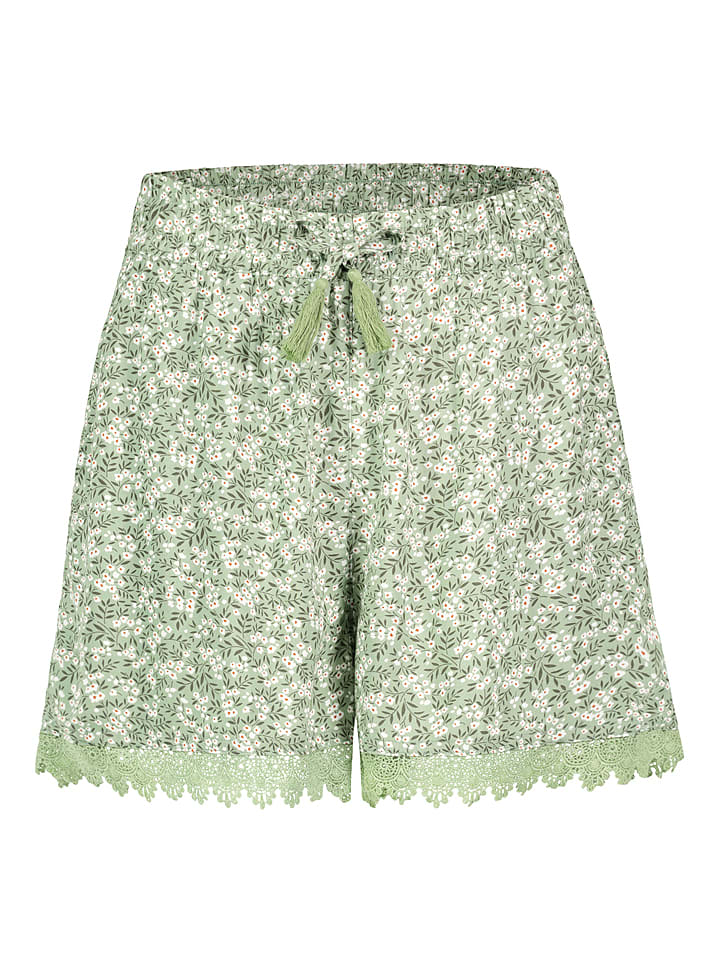 Sublevel Szorty "Sublevel" w kolorze zielonym rozmiar: XS