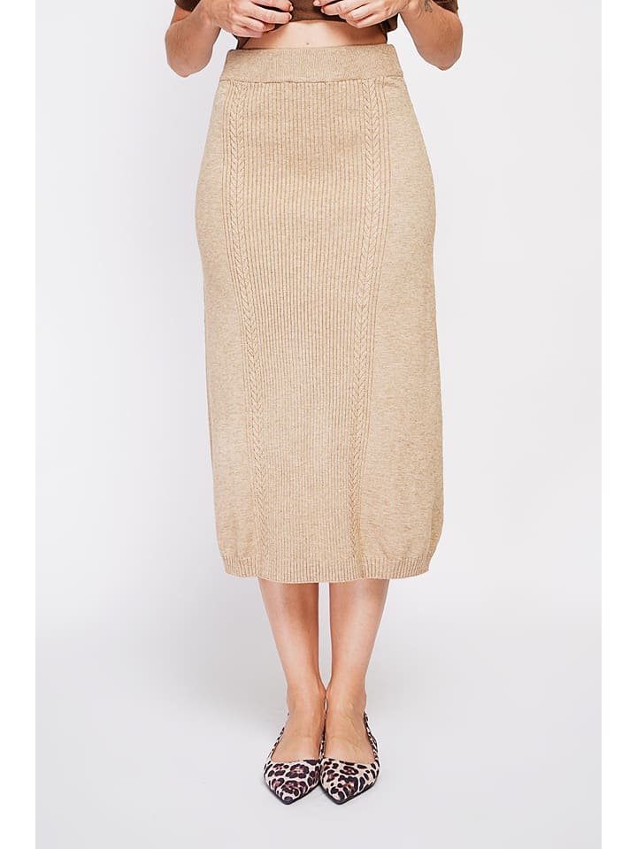 William de Faye Spódnica w kolorze beżowym rozmiar: 34