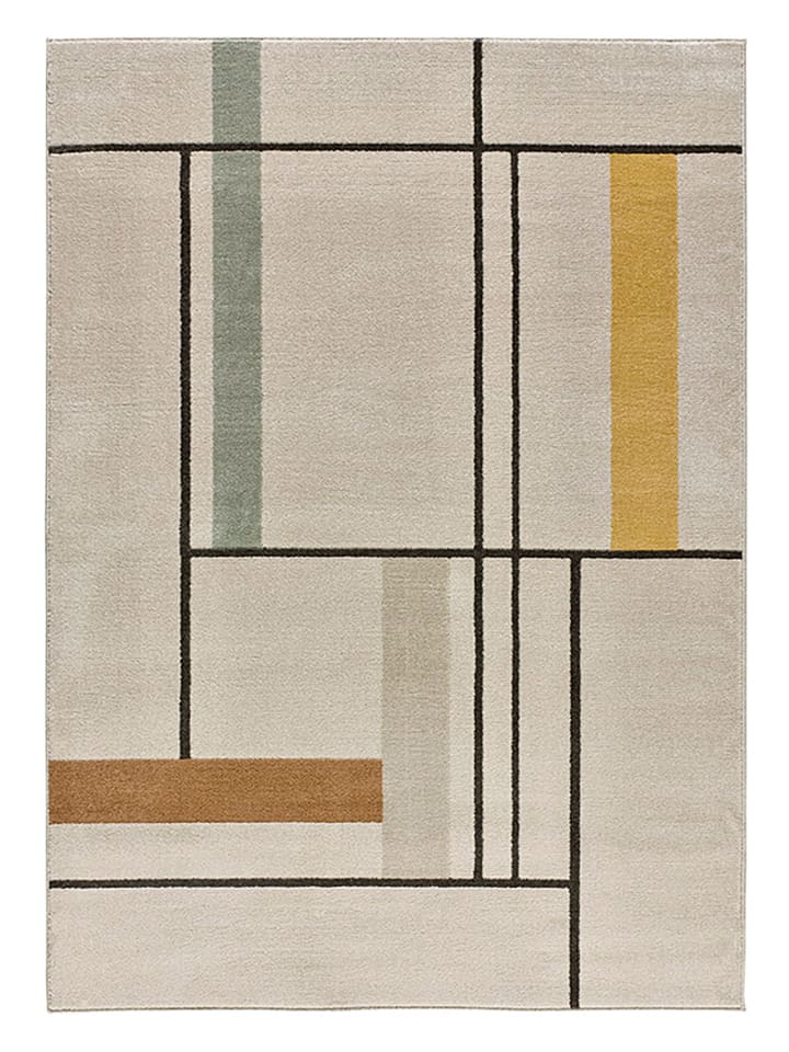 Atticgo Dywan "Domus" w kolorze beżowym ze wzorem rozmiar: 80x150 cm