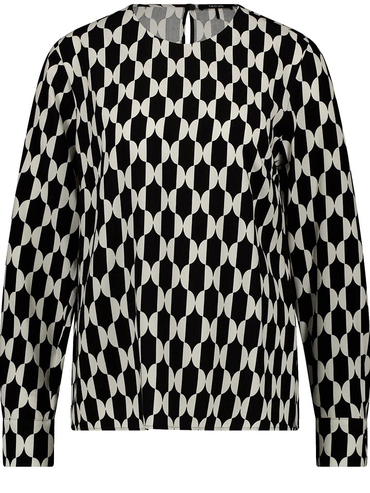 TAIFUN Bluzka w kolorze czarno-białym rozmiar: 36