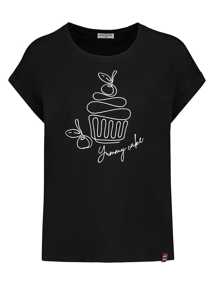 Eight2Nine Koszulka w kolorze czarnym rozmiar: S