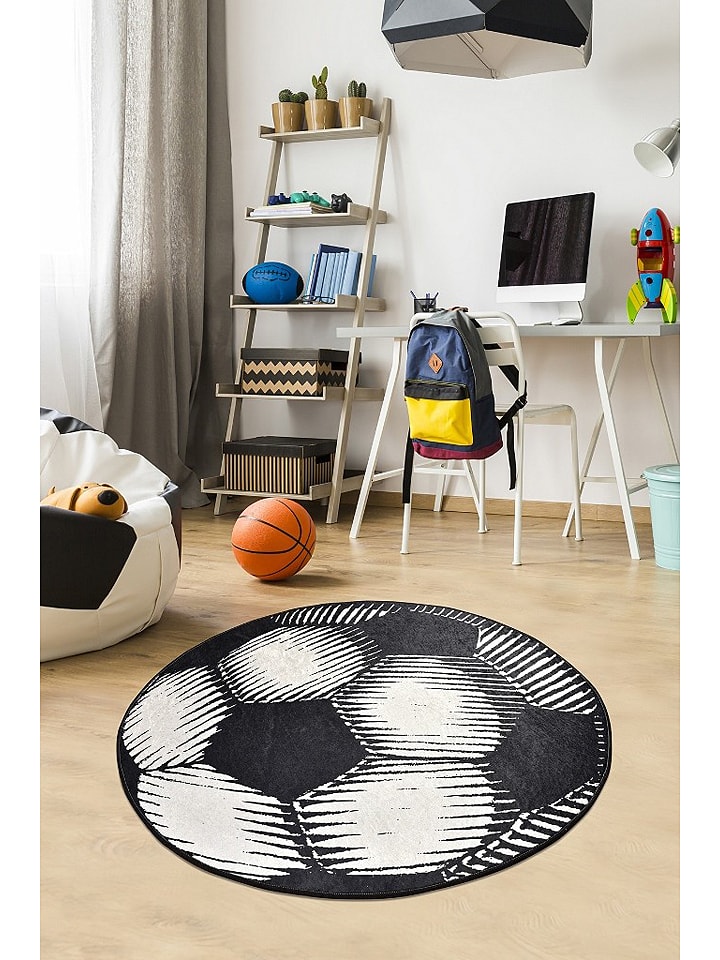 Mioli Dywan "Ball" w kolorze czarno-białym rozmiar: 140 cm