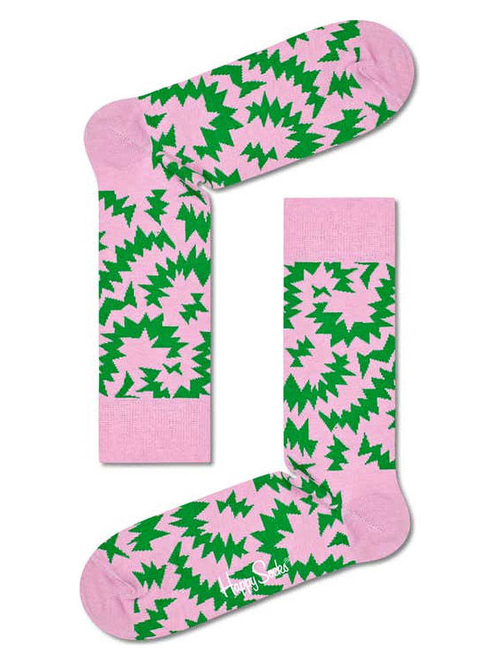 Happy Socks Skarpety w kolorze jasnoróżowo-zielonym rozmiar: 41-46