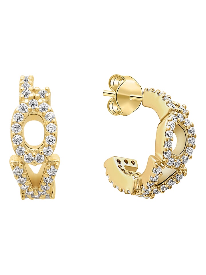 Tamaris Kolczyki-półkreole z cyrkoniami rozmiar: onesize