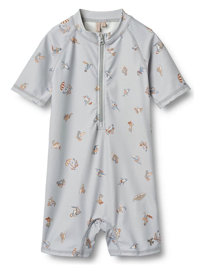 Wheat Kombinezon kąpielowy w kolorze jasnoszarym rozmiar: 110