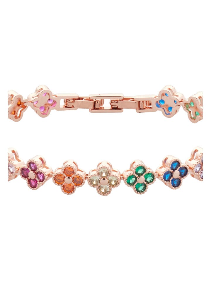 U.S. Polo Assn. Pozłacana bransoletka z kryształami rozmiar: onesize