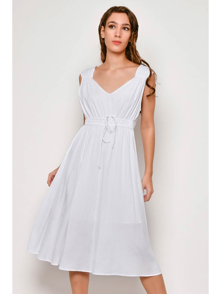 H.H.G. Sukienka w kolorze białym rozmiar: M