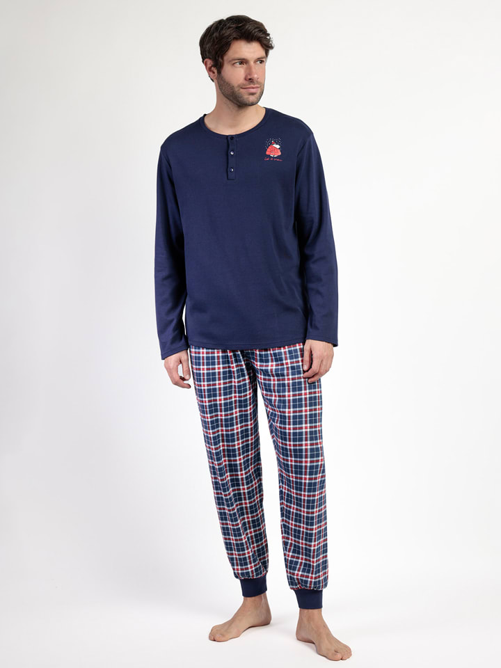 Peanuts Piżama "Peanuts" w kolorze granatowym rozmiar: S