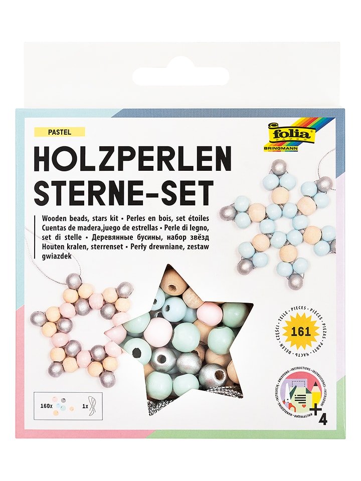 folia PAPER 161-częsciowy zestaw gwiazd w różnych kolorach rozmiar: onesize