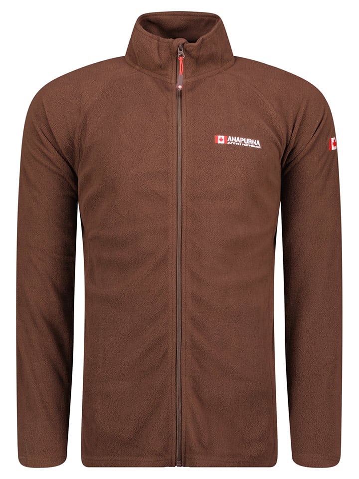 ANAPURNA Kurtka polarowa "Tonneau" w kolorze brązowym rozmiar: XL