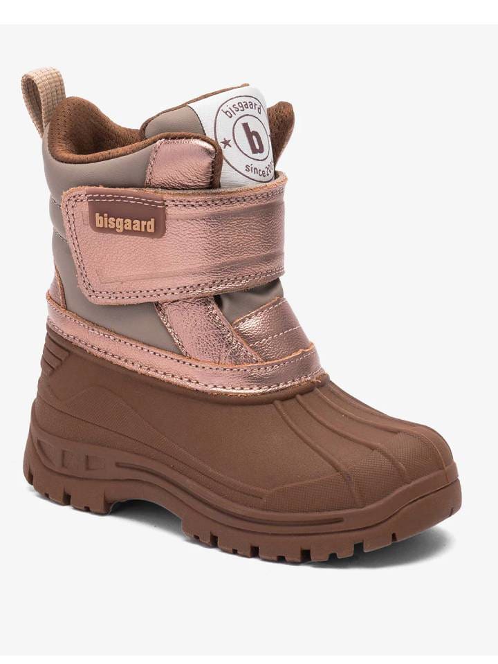 bisgaard Skórzane botki "Pixie" w kolorze jasnoróżowym rozmiar: 29