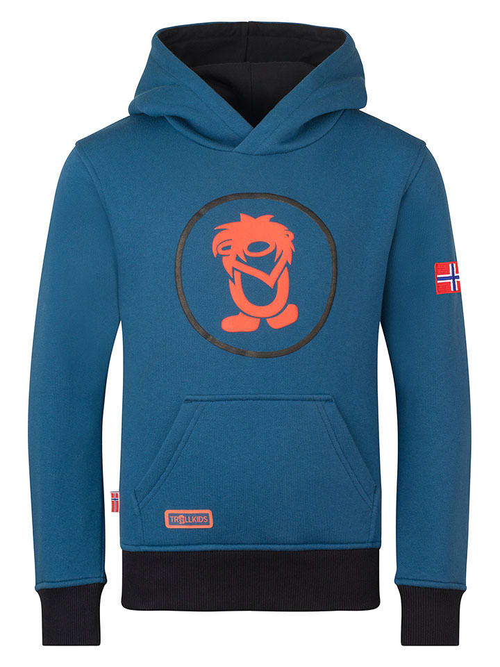 Trollkids Bluza "Troll" w kolorze niebieskim rozmiar: 164