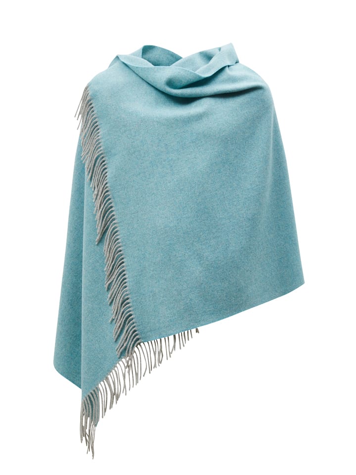 Lanerossi Wełniana narzutka w kolorze turkusowym - 79 x 180 cm rozmiar: onesize