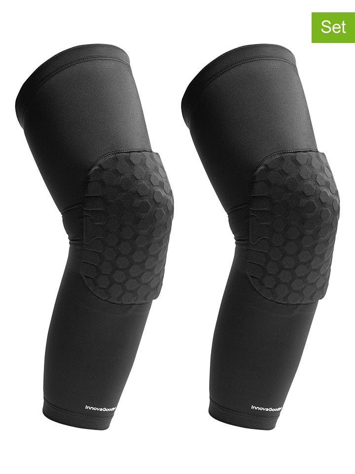 InnovaGoods Nakolanniki antykolizyjne (2 szt.) w kolorze czarnym rozmiar: XL