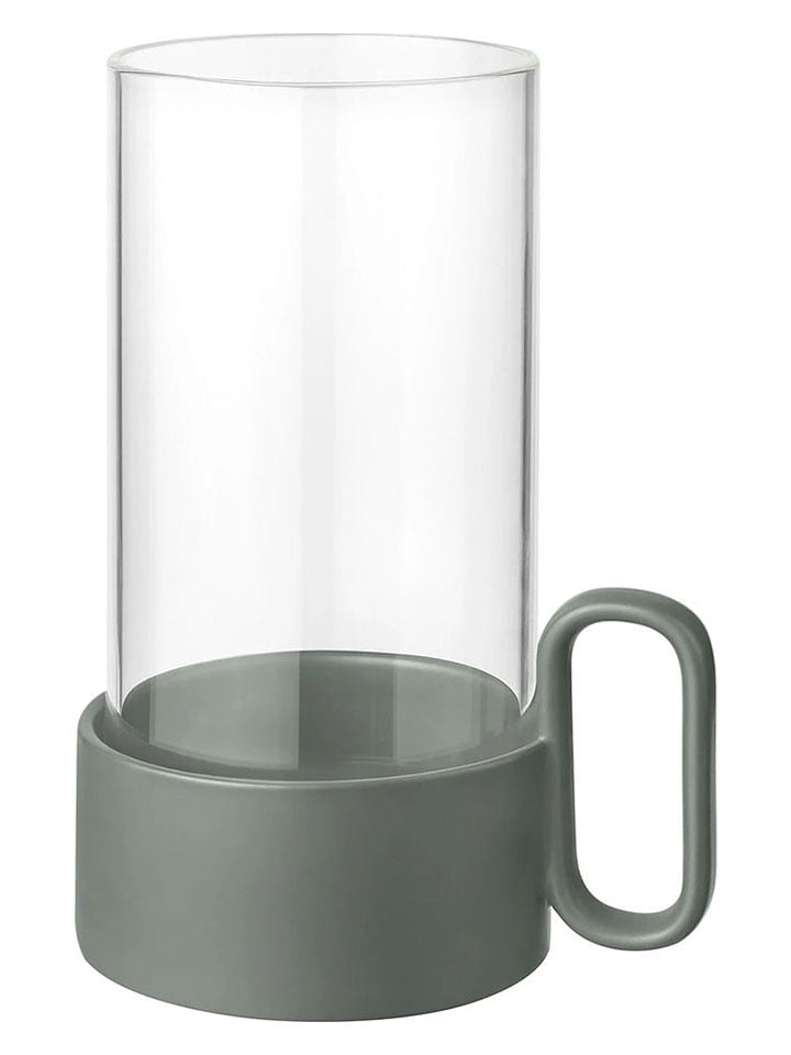 Blomus Świecznik "Yuragi" w kolorze zielonym - wys. 21 cm rozmiar: onesize