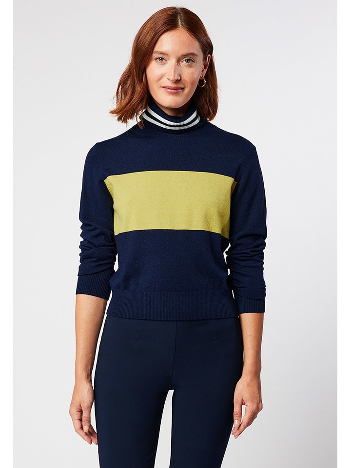 Rodier Golf w kolorze granatowo-żółtym rozmiar: XL