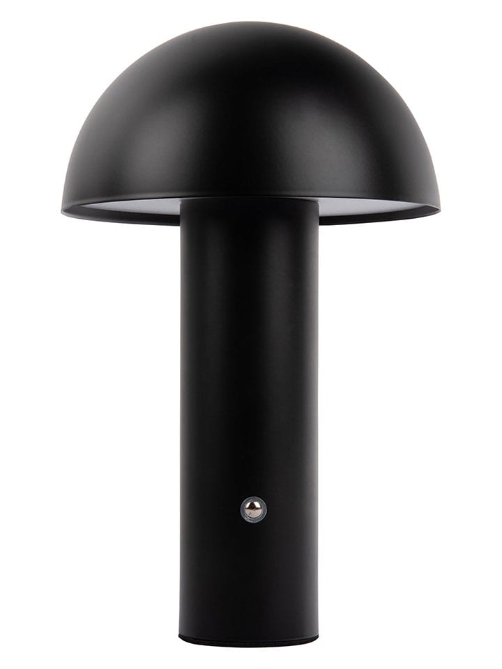 Leitmotiv Lampa stołowa LED "Fuego" w kolorze czarnym - wys. 24,5 cm x Ø 15 cm rozmiar: onesize