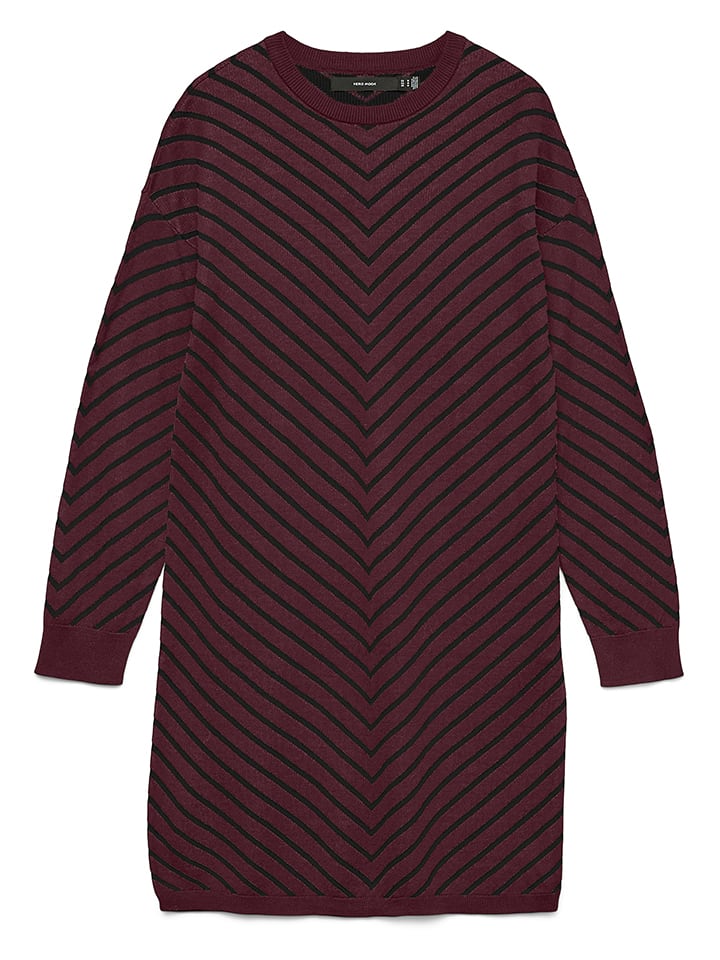 Vero Moda Sukienka w kolorze ciemnofioletowo-czarnym rozmiar: XL