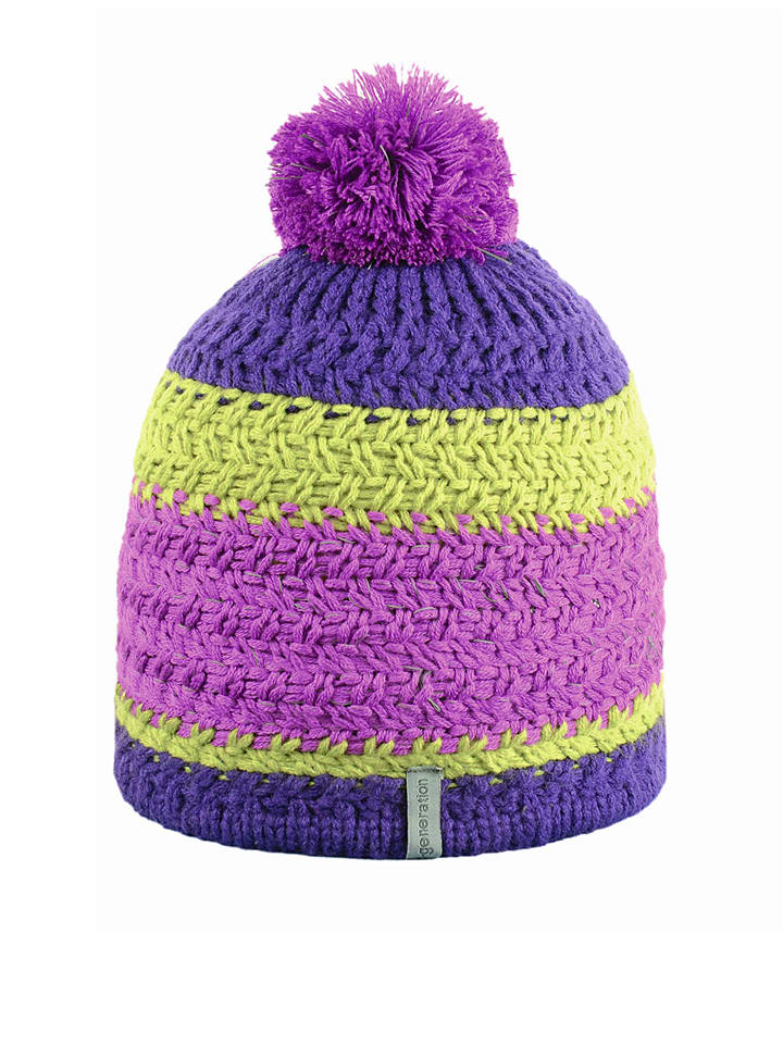 Döll Dzianinowa czapka w kolorze fioletowym rozmiar: 57 cm