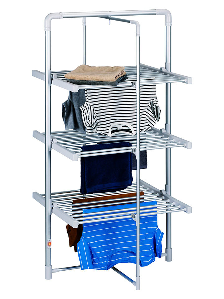 Dirt Devil Podgrzewana suszarka w kolorze srebrnym na pranie rozmiar: onesize