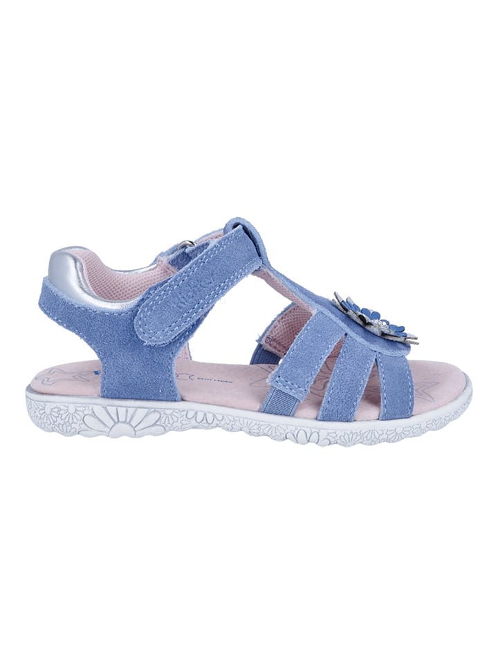 Richter Shoes Skórzane sandały "Sole" w kolorze niebieskim rozmiar: 27