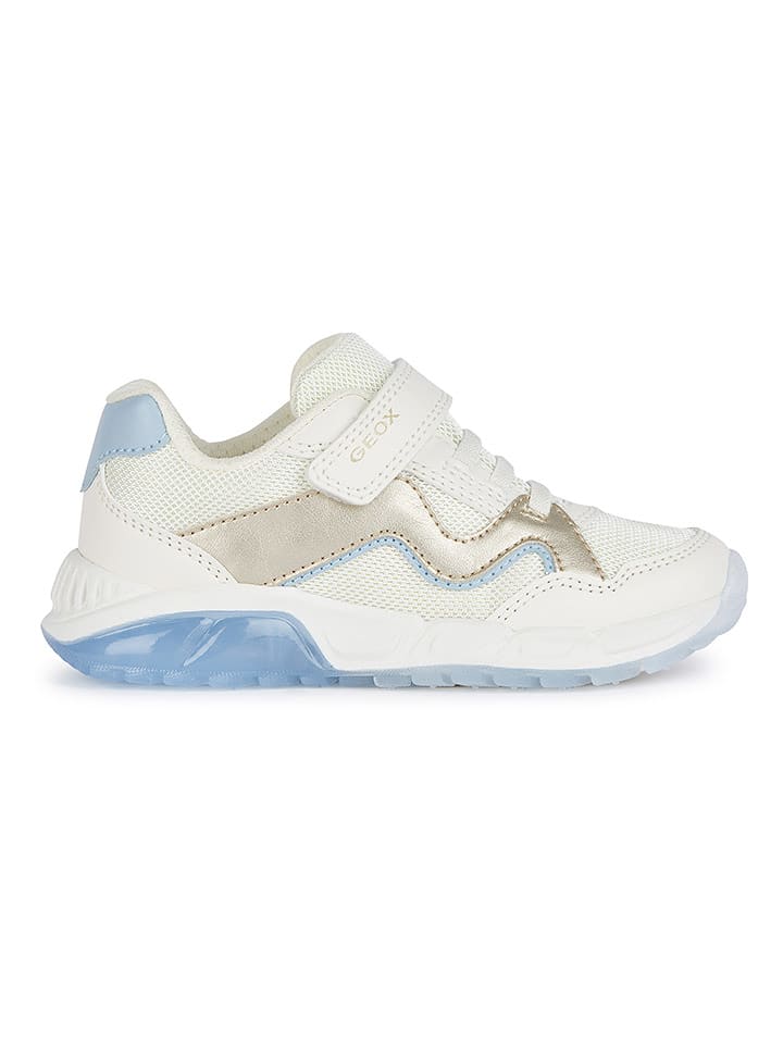 Geox Sneakersy "Lights - Spaziale" w kolorze złoto-białym rozmiar: 36