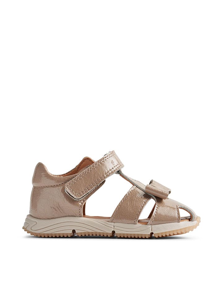 Wheat Skórzane półsandały "Donna" w kolorze beżowym rozmiar: 24