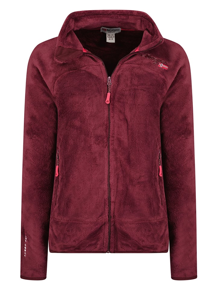 Geographical Norway Kurtka polarowa "Upaline" w kolorze czerwonym rozmiar: 152