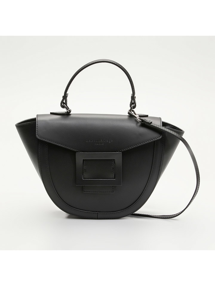 maison héritage PARIS Skórzana torebka "Votti" w kolorze czarnym - 28 x 21 x 9 cm rozmiar: onesize