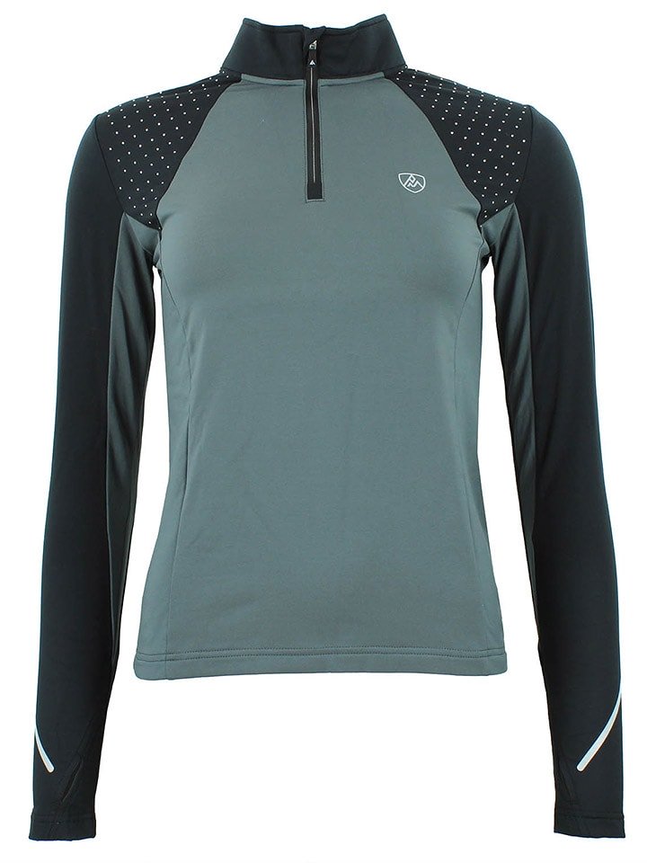 Peak Mountain Koszulka funkcyjna "Aflint" w kolorze szarym rozmiar: L