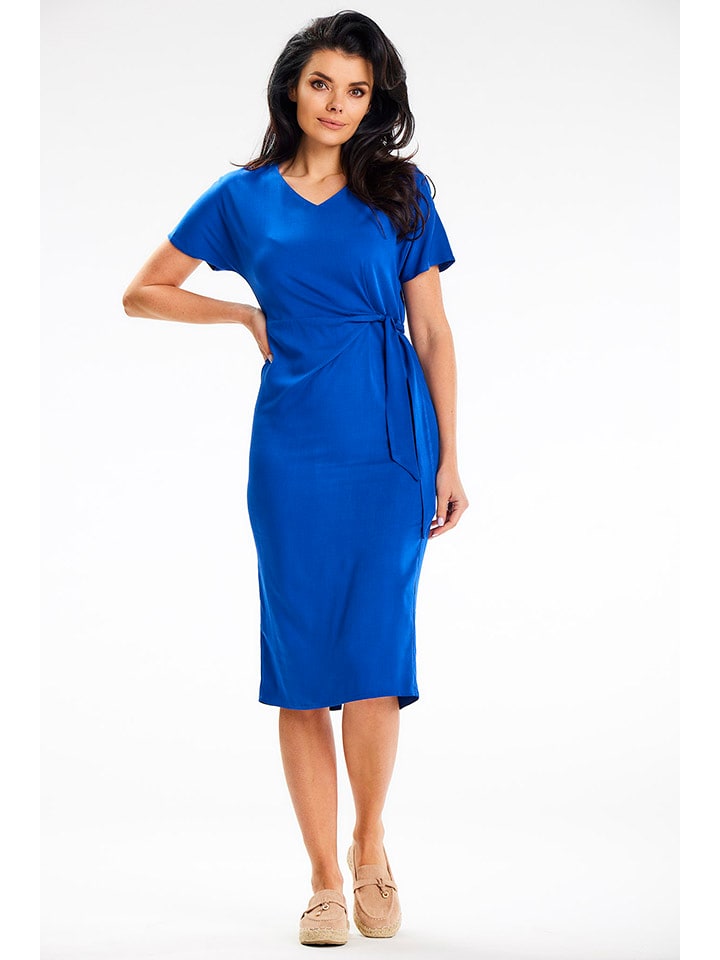 Awama Sukienka w kolorze niebieskim rozmiar: XL