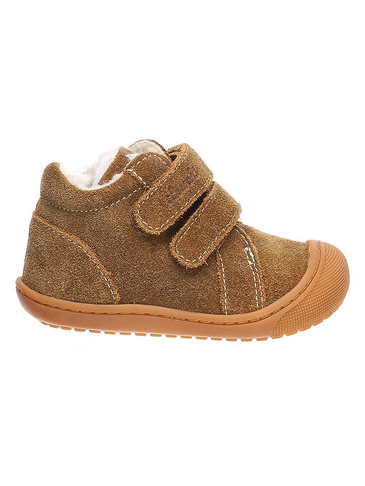 Lurchi Skórzane buty "Iru" w kolorze brązowym do nauki chodzenia rozmiar: 26