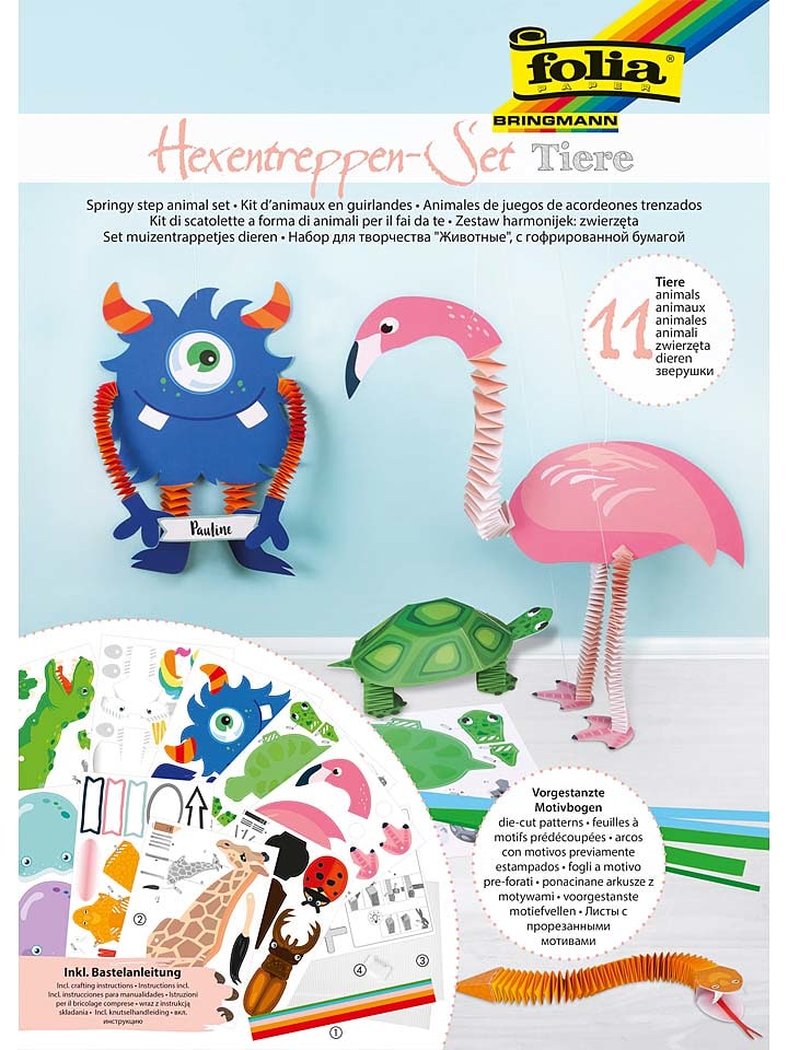 folia PAPER Zestaw "Springy step" ze wzorem do rękodzieła rozmiar: onesize