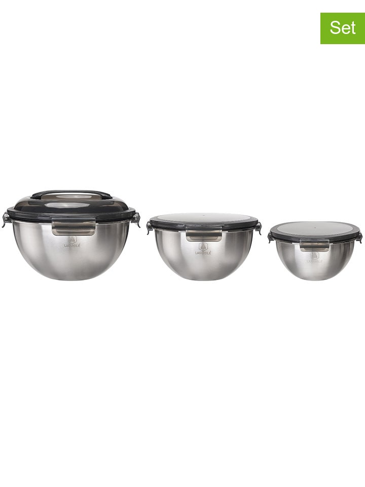 Laguiole Miski (3 szt.) w kolorze srebrno-czarnym rozmiar: onesize