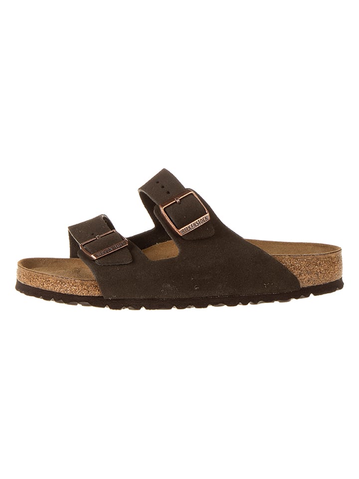 Birkenstock Skórzane klapki "Arizona" w kolorze brązowym rozmiar: 45