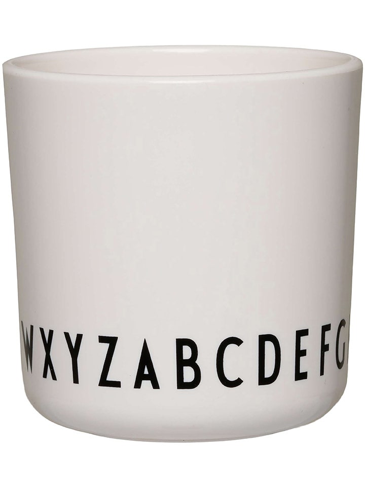 Design Letters Kubek "Kids Basic" w kolorze białym - wys. 7,5 x Ø 7,5 cm rozmiar: onesize