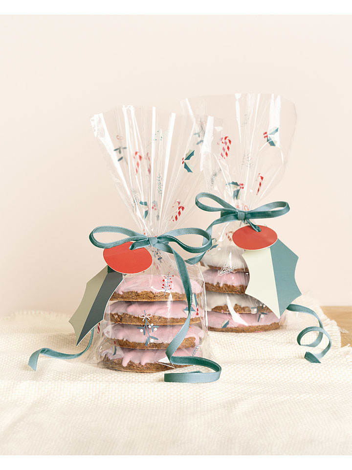 folia PAPER Zestaw torebek "A Floral Christmas" na słodycze - 6+ rozmiar: onesize