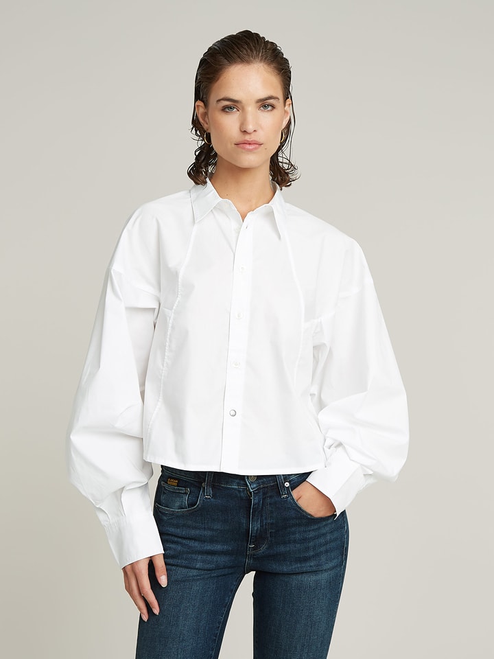 G-Star Bluzka w kolorze białym rozmiar: XS