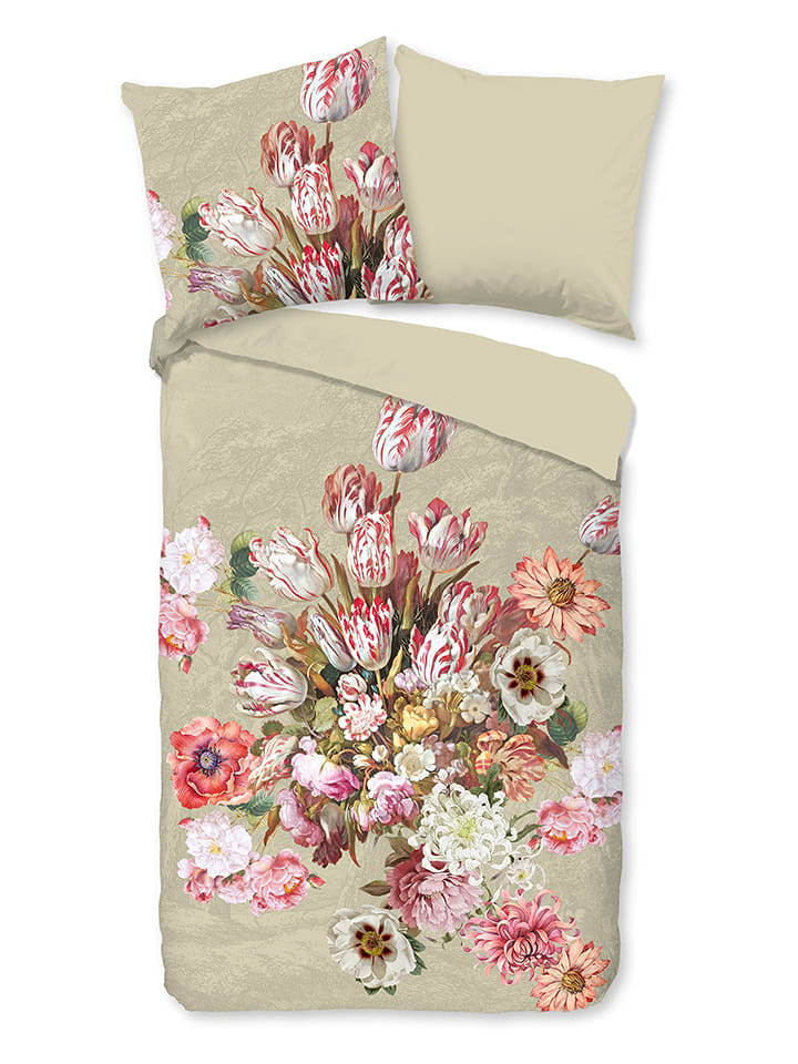 Good Morning Komplet pościeli "Miran" w kolorze beżowym rozmiar: 200x200 cm