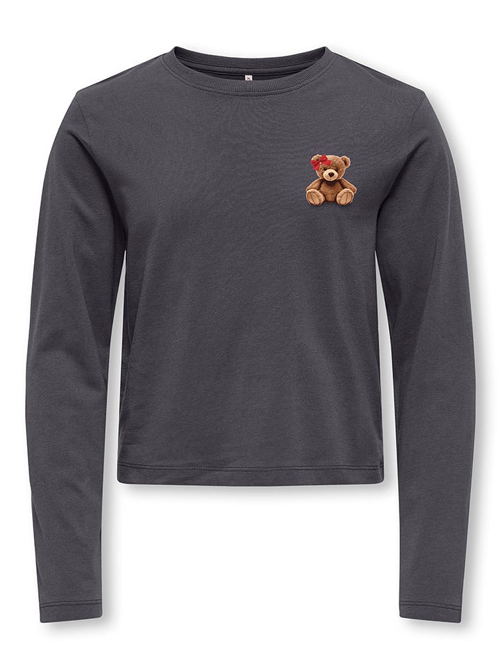 KIDS ONLY Koszulka "Rex" w kolorze antracytowym rozmiar: 158/164