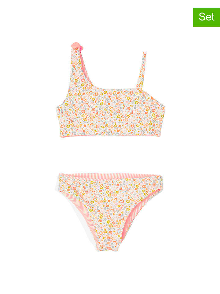 vertbaudet 2-częściowy zestaw w kolorze kremowo-jasnoróżowym rozmiar: 152