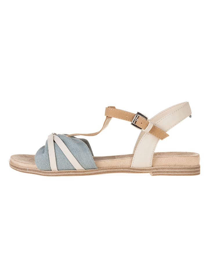 s.Oliver Sandały w kolorze błękitno-beżowym rozmiar: 41