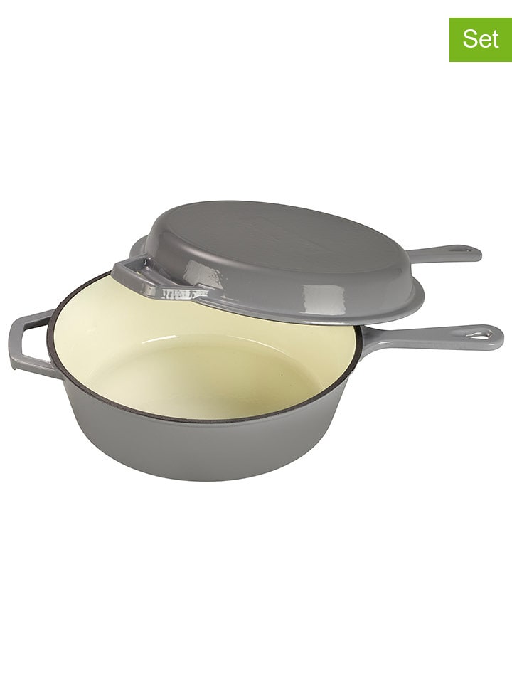 Echtwerk 2-częściowy zestaw w kolorze szarym - Ø 26,5 cm rozmiar: onesize