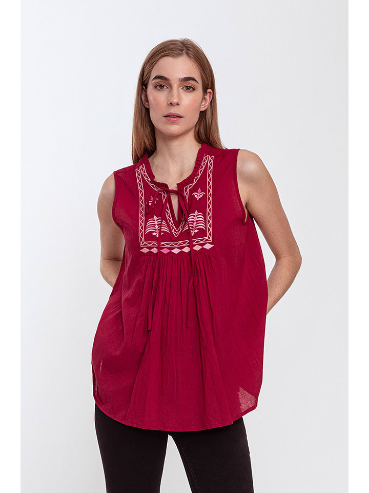 Makani Top w kolorze bordowym rozmiar: 40